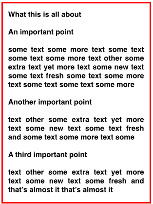 for a blog post