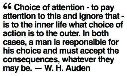 attention