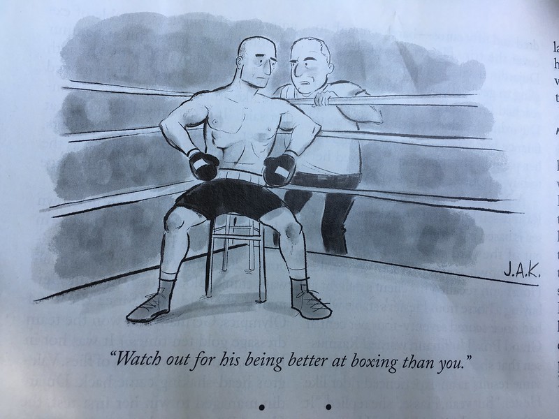 Watch out for his being better at boxing than you