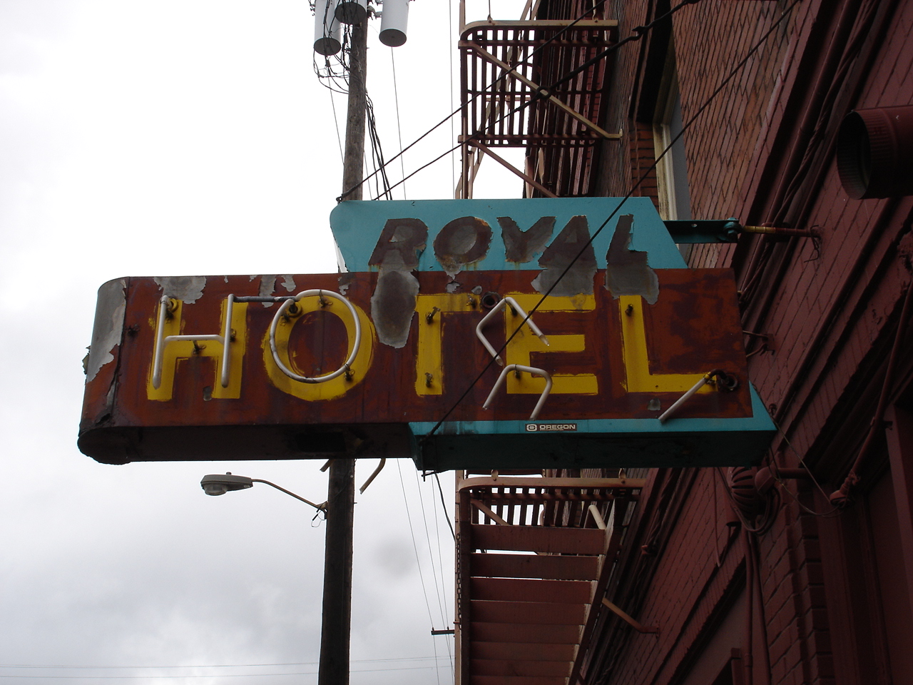 hotel sign