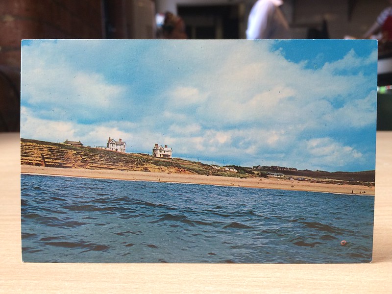 Beach & Cafe from Sea, Burton Bradstock