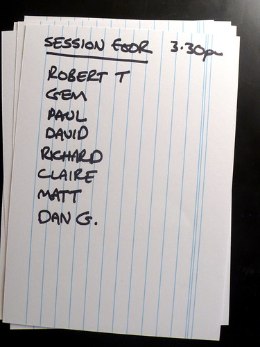 interesting running order