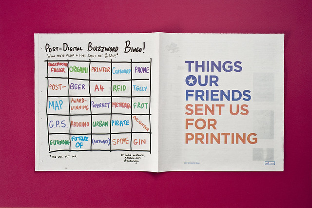 Things Our Friends Sent Us For Printing by Newspaper Club