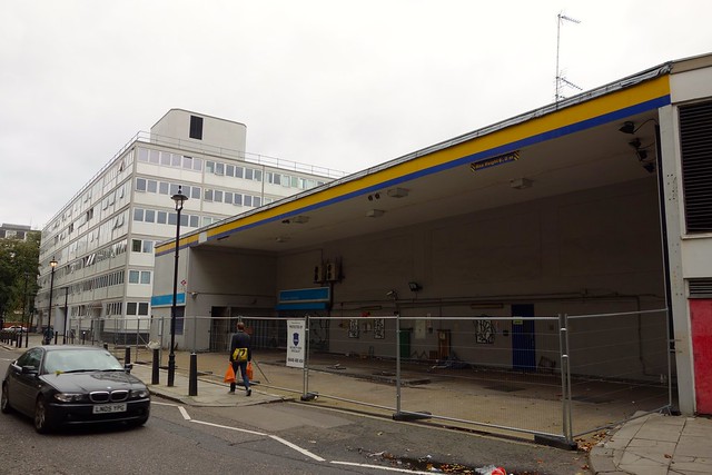 former petrol station