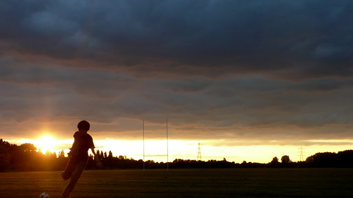 kite-flying and football, hackney marshes