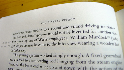 "he came to the interview wearing a wooden hat"