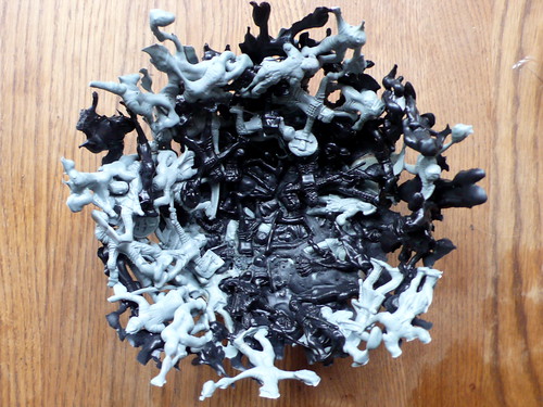 vaguely disturbing melted army men bowl