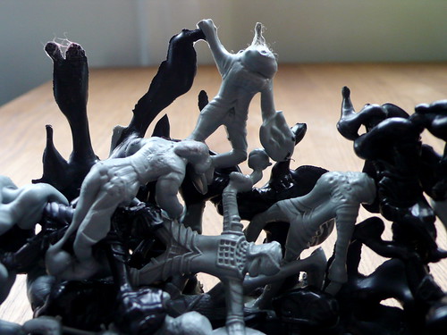vaguely disturbing melted army men bowl