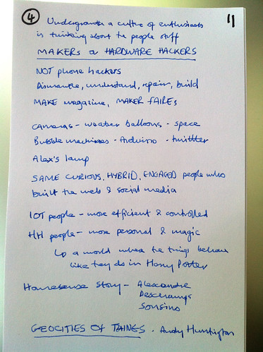 four thought notes