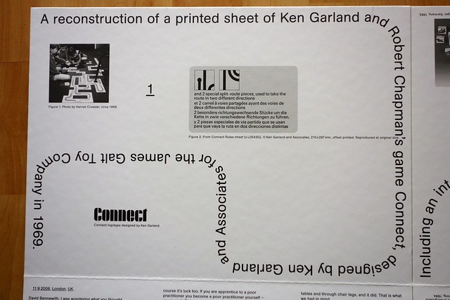 Connect - printed sheet reconstruction - colophon