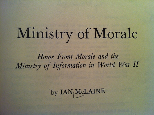 Ministry of Morale by Ian McLaine
