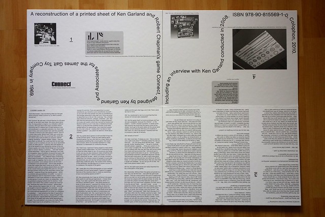 Connect - printed sheet reconstruction - colophon