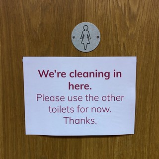 Toilet signs - after