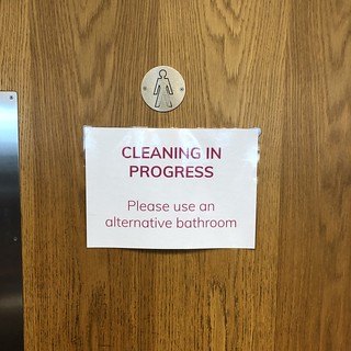 Toliet signs - before