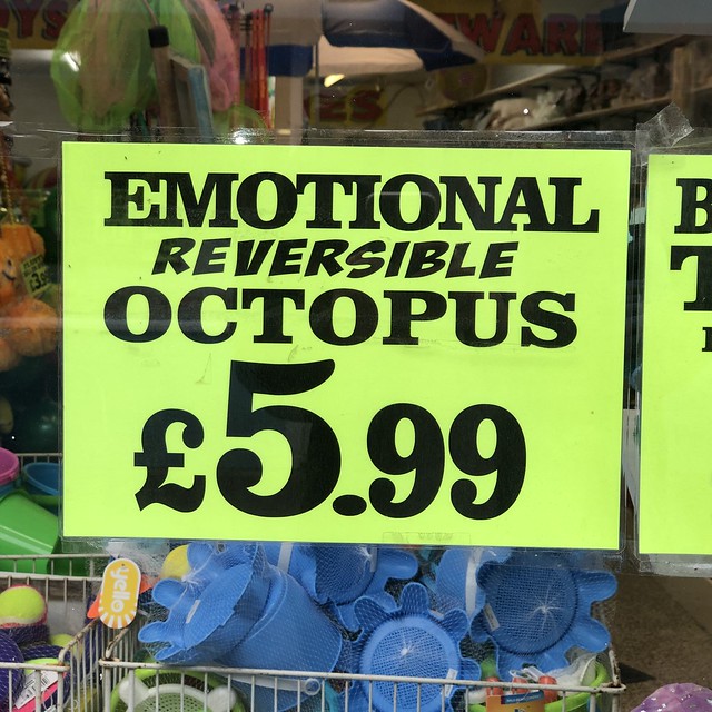 Emotional reversible octopus