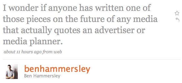 Twitter _ Ben Hammersley_ I wonder if anyone has wri ...