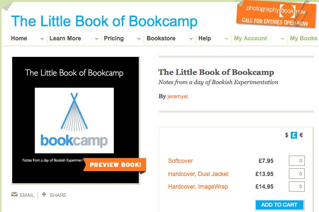 The Little Book of Bookcamp | Blurb