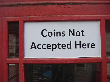 Coinsnotaccepted